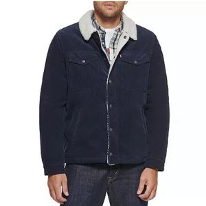 Men’s Levi Corduroy Sherpa Lined Corduroy Jacket Size Large